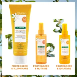Klorane Olio Secco Solare Spf 30 Con Tamanu Bio E Monoi Protezione Solare Corpo E Capelli 200ml