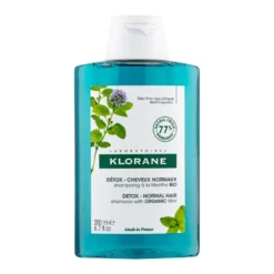Klorane Shampoo Alla Menta Acquatica Bio Detox, Capelli Purificati 200ml