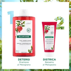 Klorane Shampoo Al Melograno Luminosità Capelli Colorati 200ml