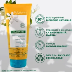Klorane Shampoo Doccia Doposole Al Monoï Gel Doccia Doposole 200ml