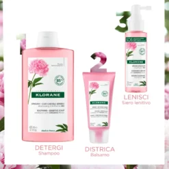 Klorane Shampoo Lenitivo E Protettivo Alla Peonia Bio Cuoio Capelluto Sensibile 200ml