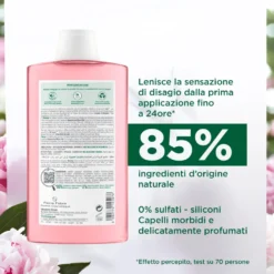 Klorane Shampoo Lenitivo Protettivo Alla Peonia Cuoio Capelluto Irritato 400ml