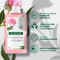 Klorane Shampoo Lenitivo Protettivo Alla Peonia Cuoio Capelluto Irritato 400ml