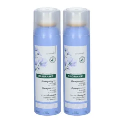 Klorane Shampoo Secco Al Lino Bio 2x150ml