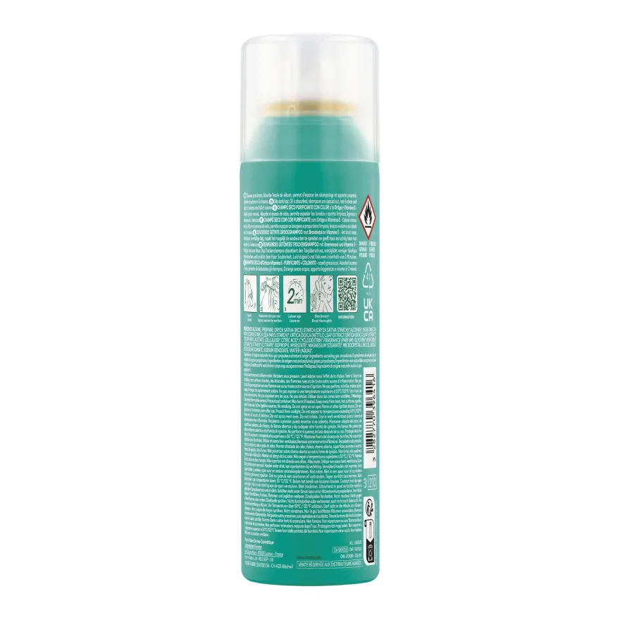 Klorane Shampoo Secco Ortica Per Capelli Scuri 150ml