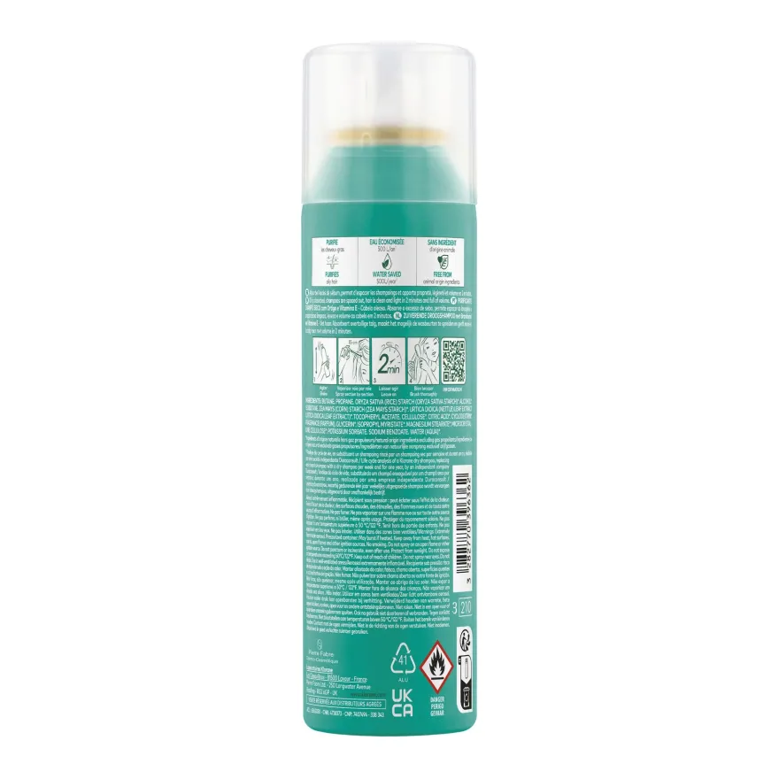 Klorane Shampoo Secco Ortica Purificante Capelli Grassi 150ml