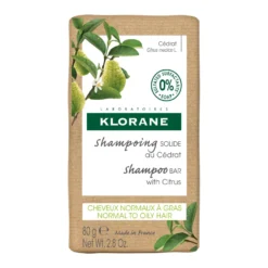 Klorane Shampoo Solido Al Cedro Capelli Da Normali A Grassi 80g