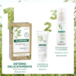 Klorane Shampoo Solido All'avena Tutti I Tipi Di Capelli 80g