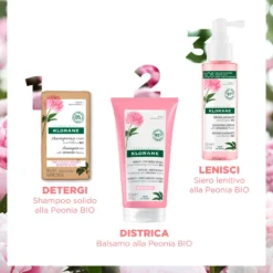 Klorane Shampoo Solido Lenitivo Alla Peonia Bio Capelli E Cuoio Capelluto Sensibili 80g