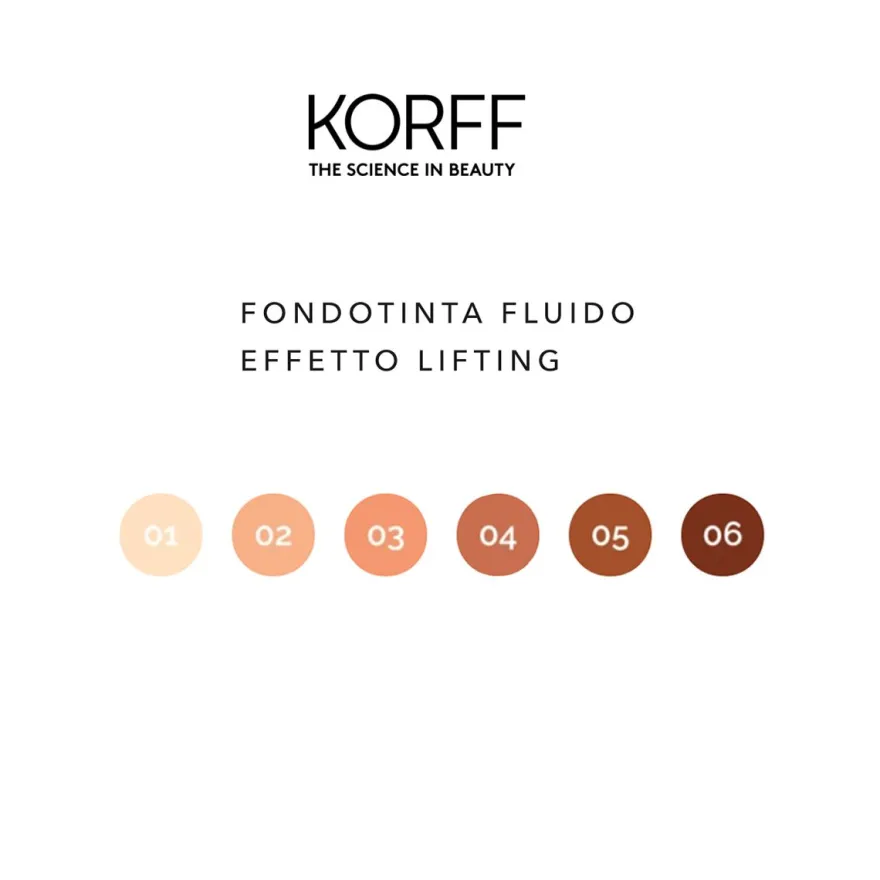 Korff Make Up Fondotinta Fluido Effetto Lifting 04 30ml