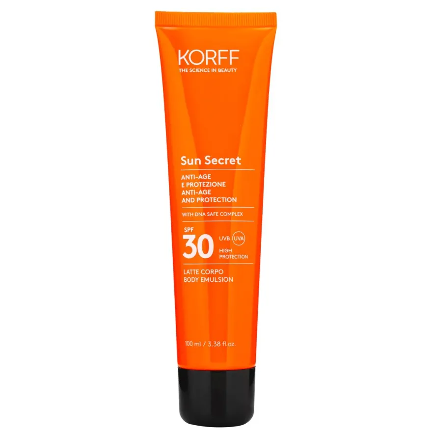 Korff Sun Secret Latte Solare Protettivo Antiage Spf30 100ml