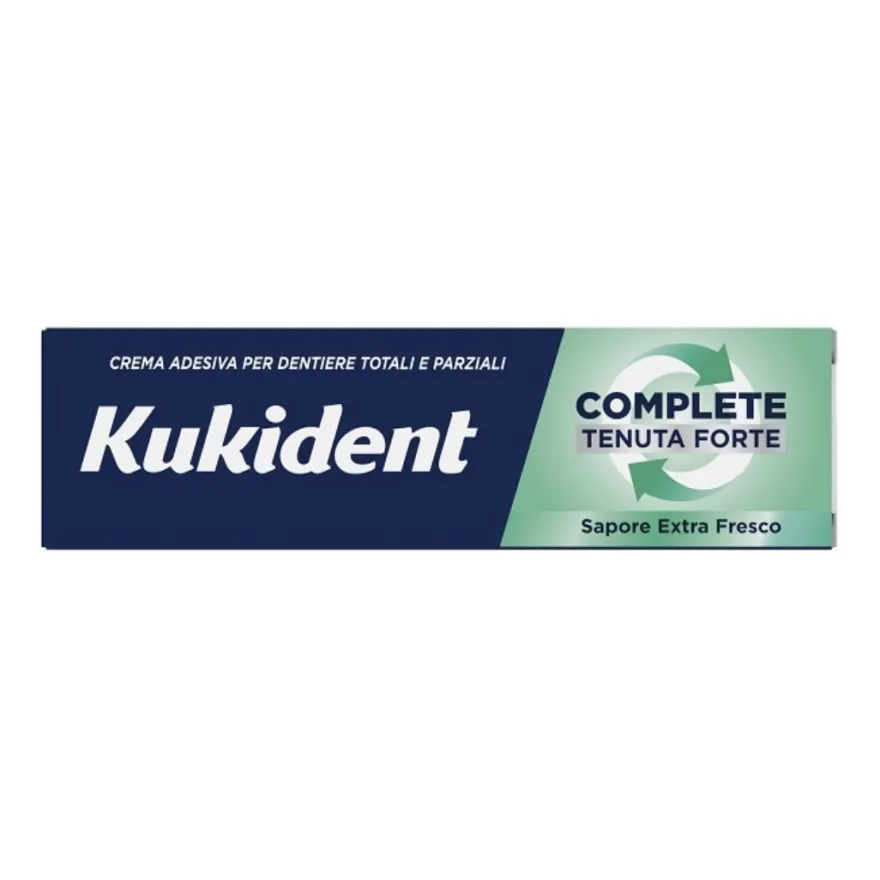 Kukident Complete Extra Fresco Crema Adesiva Protesi Dentali 47g