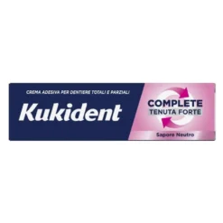 Kukident Complete Tenuta Forte Crema Adesiva Dentiere Totali E Parziali Gusto Neutro 47g