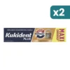 Kukident Plus Morso Insuperabile Crema Adesiva Per Dentiere Totali E Parziali Sapore Neutro 2 Pezzi