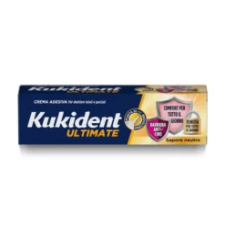 Kukident Ultimate Neutro Crema Adesiva Per Protesi Dentali Tenuta Extra Forte 40g