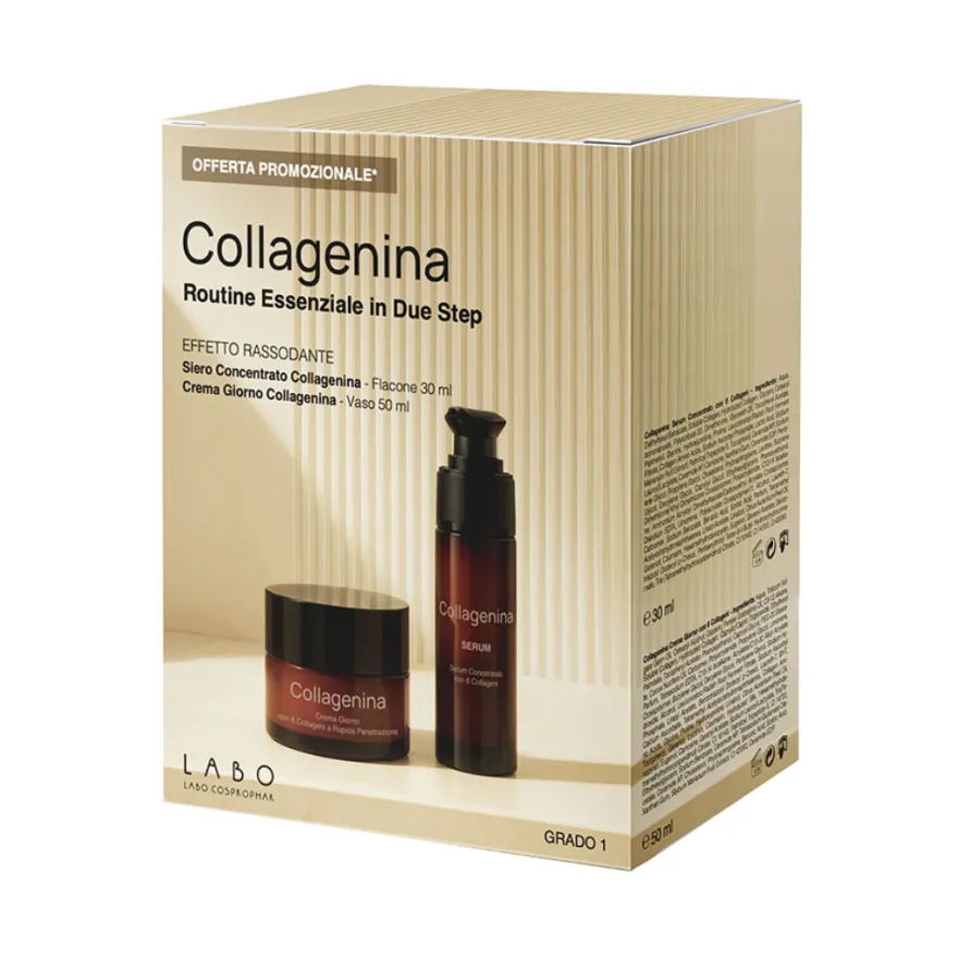 Labo Collagenina Routine Essenziale Due Step Effetto Rassodante Grado 1 Crema Giorno 50ml + Siero 30ml
