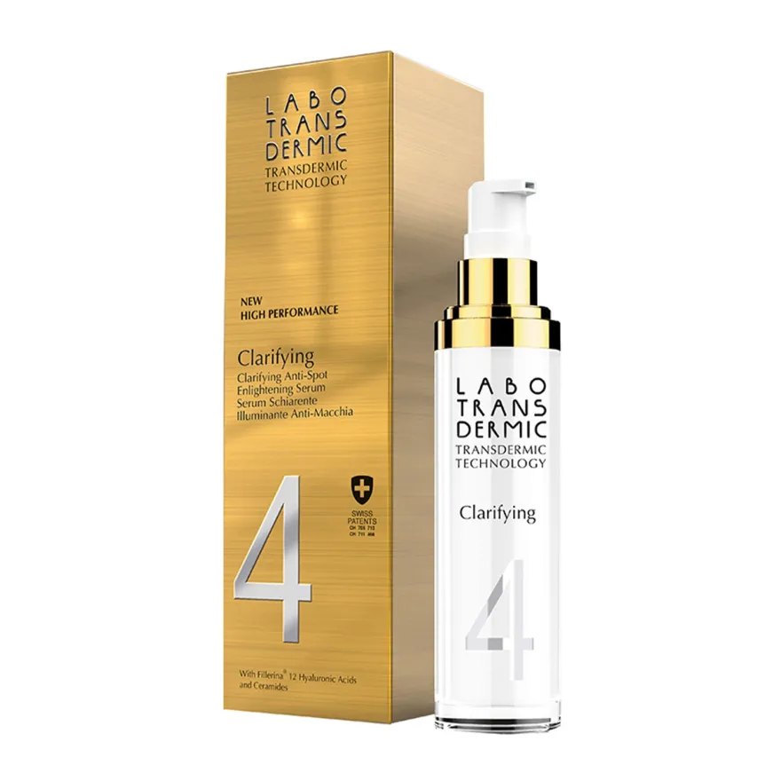Labo Transdermic New High Performance 4 Clarifying Serum Schiarente Illuminante Anti-macchia 30ml