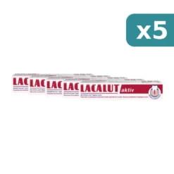 Lacalut Aktiv Dentifricio 5 confezioni da 75ml