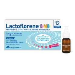 Lactoflorene Bimbi Integratore Probiotico Per Bambini 12 Flaconcini