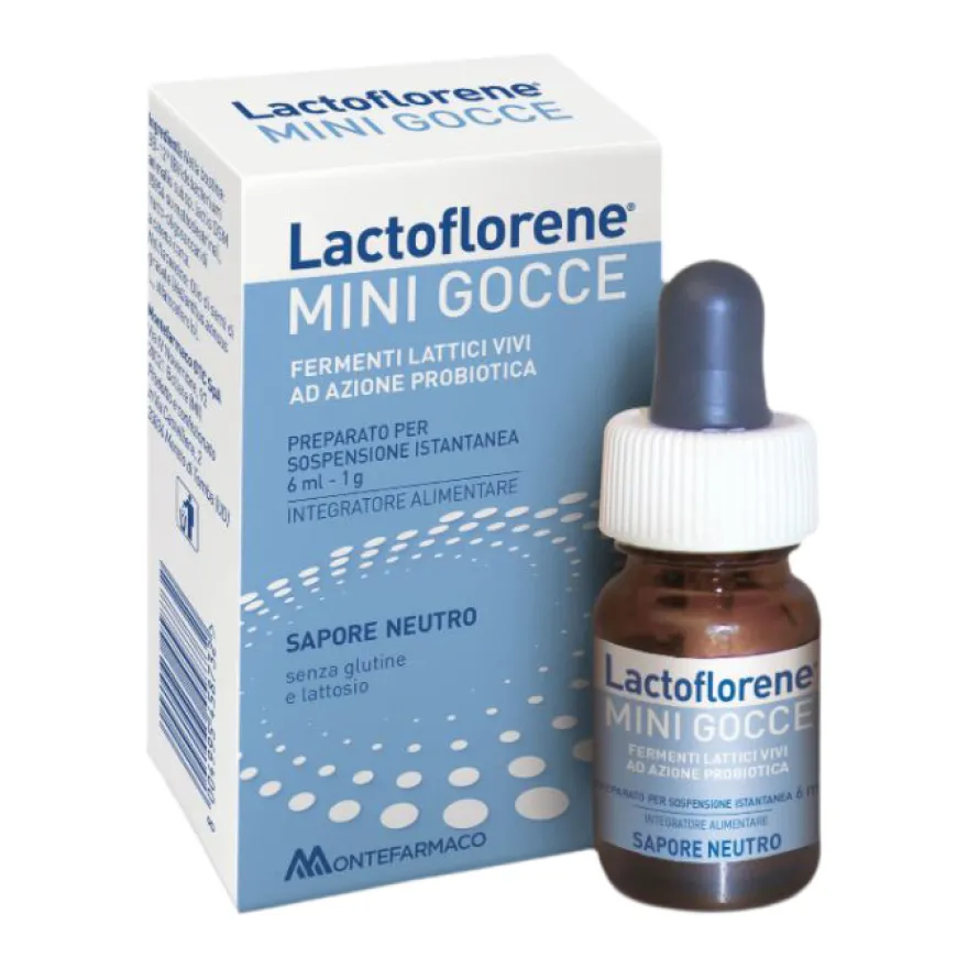Lactoflorene Minigocce Azione Prebiotica 6ml 1 Flaconcino