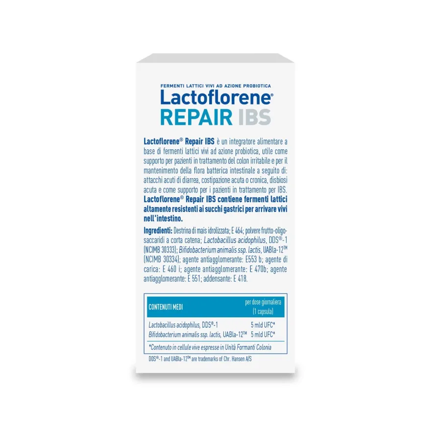 Lactoflorene Repair Ibs Integratore Colon Irritabile 2 confezioni da 30 Capsule