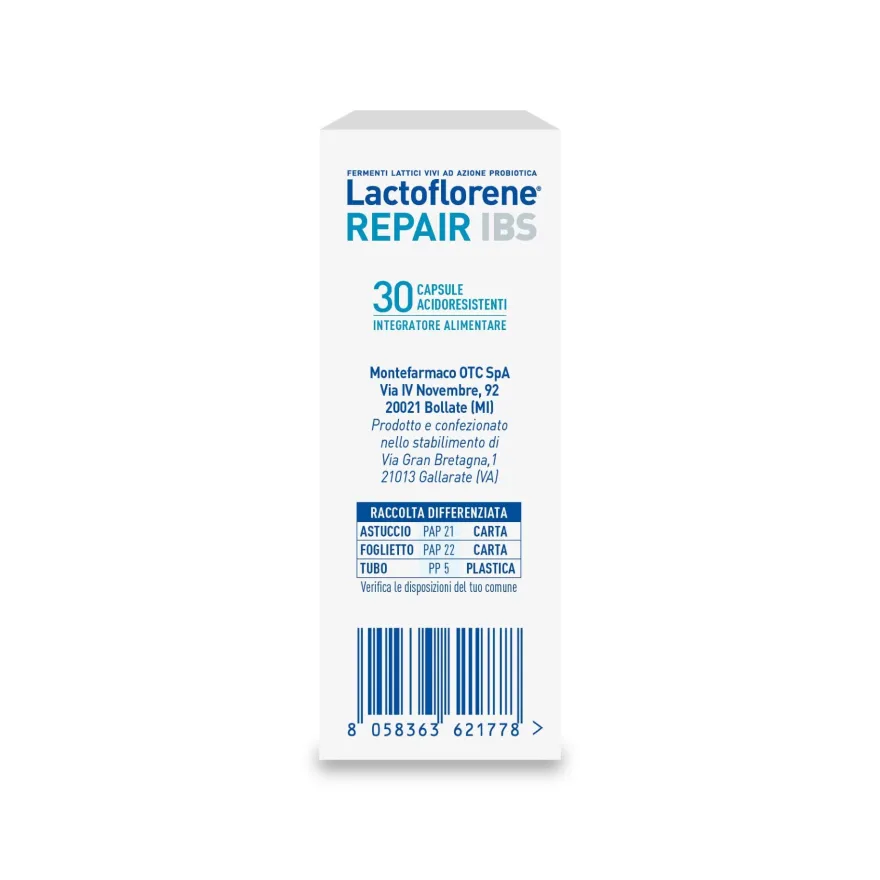 Lactoflorene Repair Ibs Integratore Colon Irritabile 2 confezioni da 30 Capsule