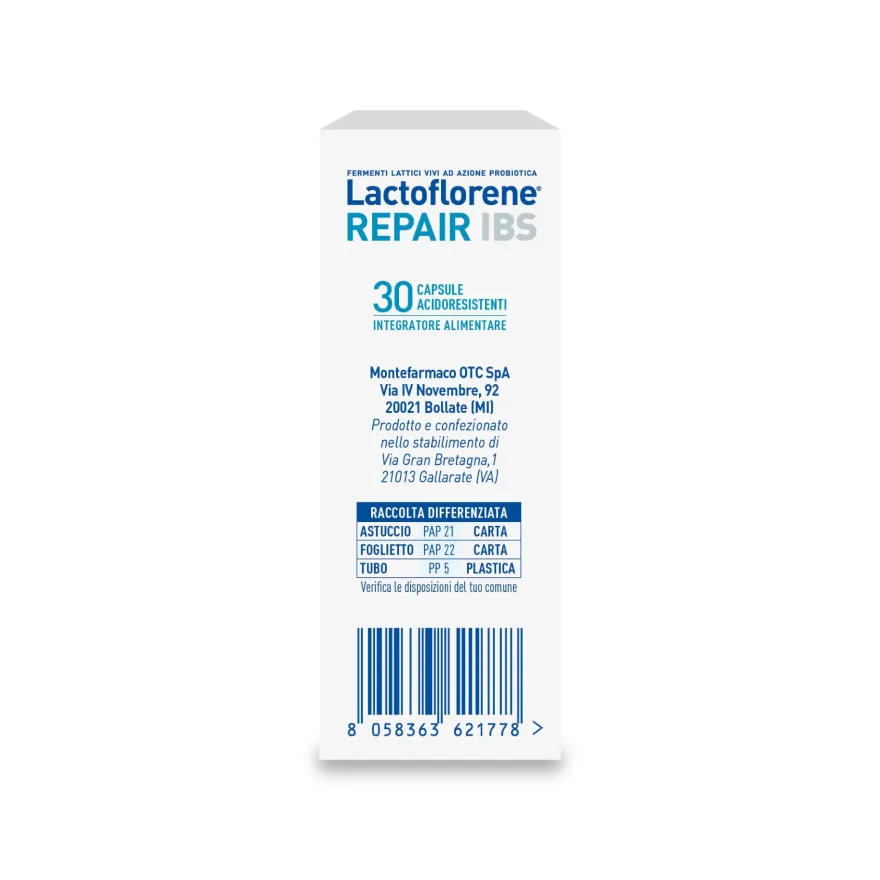 Lactoflorene Repair Ibs Integratore Colon Irritabile 30 Capsule