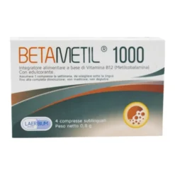 Laerbium Pharma Betametil 1000 Integratore Sistema Nervoso 4 Compresse Sublinguali