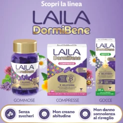 Laila Dormi Bene Integratore Per Il Sonno Senza Zuccheri 30 Compresse Filmate