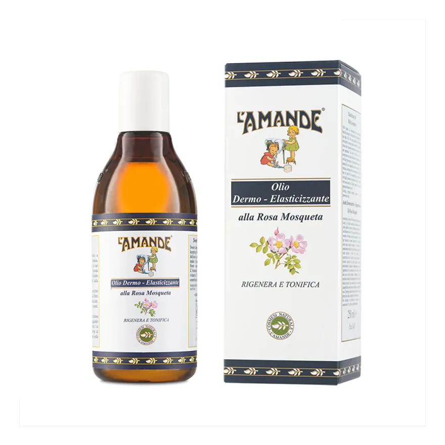 L'amande Marseille Olio Dermoelasticizzante Rosa Masqueta 250ml