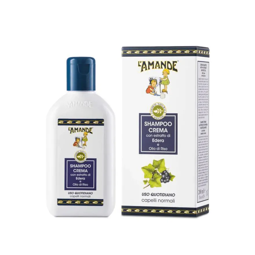 L'amande Marseille Shampoo Crema Edera Capelli Normali Uso Quotidiano 200ml