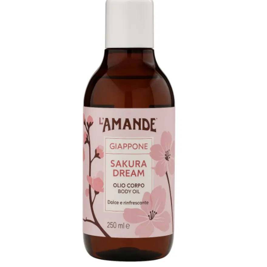 L’amande Olio Corpo Giappone Nutriente E Profumato Pelle Morbida 250ml