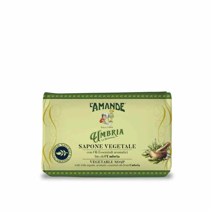 L'amande Sapone Vegetale Con Oli Essenziali Aromatici Bio Dell’umbria 200g
