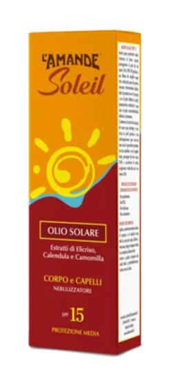 L'amande Soleil Olio Solare Corpo Capelli Spf15 125ml