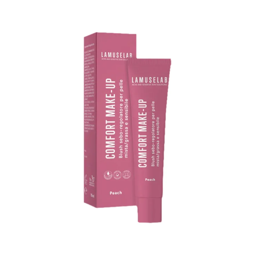 Lamuselab Comfort Make Up Blush Seboregolatore Peach 10ml