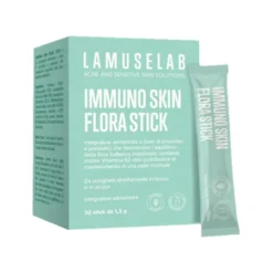 Lamuselab Immuno Skin Flora Integratore Probiotici Benessere Pelle 30 Stick