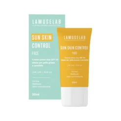 Lamuselab Sun Skin Control Face Crema Solare Viso Pelle Grassa E Sensibile Spf50 50ml