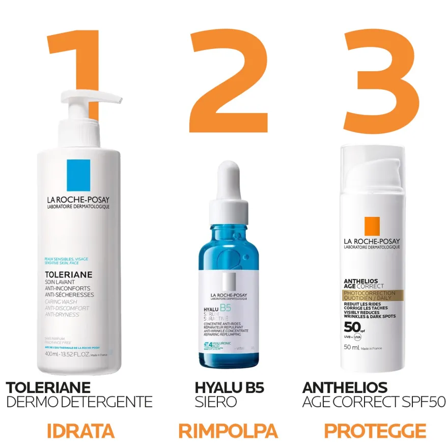 La Roche-posay Anthelios Age Correct Crema Solare Trattamento Foto-correttivo Spf 50 50ml