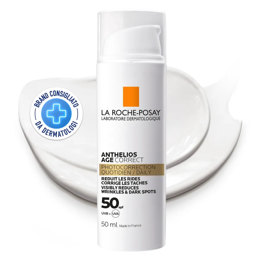 La Roche-posay Anthelios Age Correct Crema Solare Trattamento Foto-correttivo Spf 50 50ml