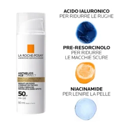 La Roche-posay Anthelios Age Correct Crema Solare Trattamento Foto-correttivo Spf 50 50ml