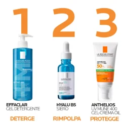 La Roche-posay Anthelios Gel Crema Solare Oil Control Spf50+ Senza Profumo 50ml