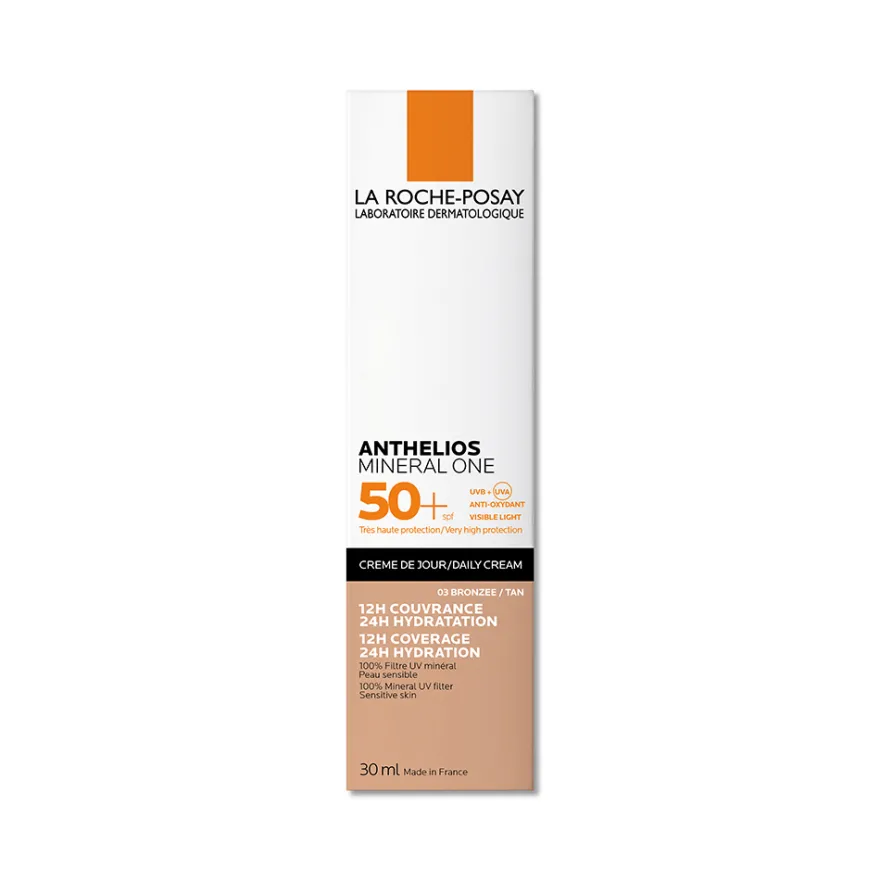 La Roche-posay Anthelios Mineral One Crema Viso Fondotinta 03 Tan Spf50+ Filtro 100% Minerale 30ml