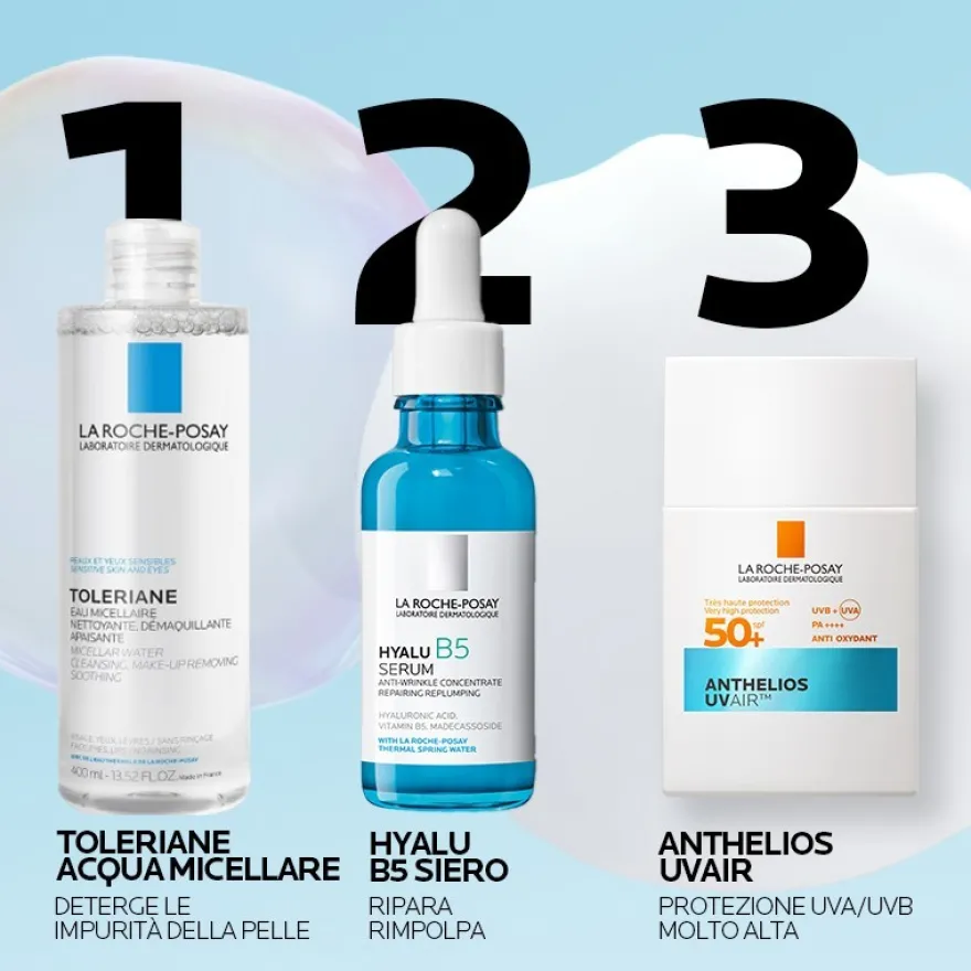 La Roche-posay Anthelios solare fluido Leggero Uvair SPF50+ 2x40ml