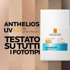 La Roche-posay Anthelios solare fluido Leggero Uvair SPF50+ 2x40ml