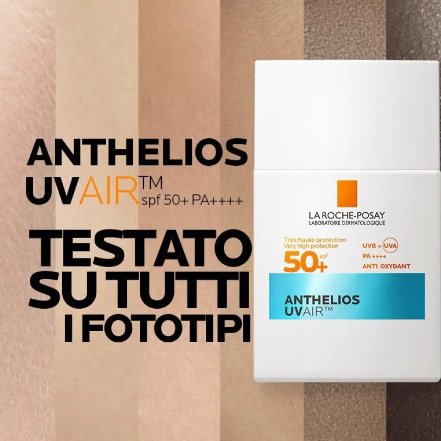 La Roche-posay Anthelios solare fluido Leggero Uvair SPF50+ 2x40ml