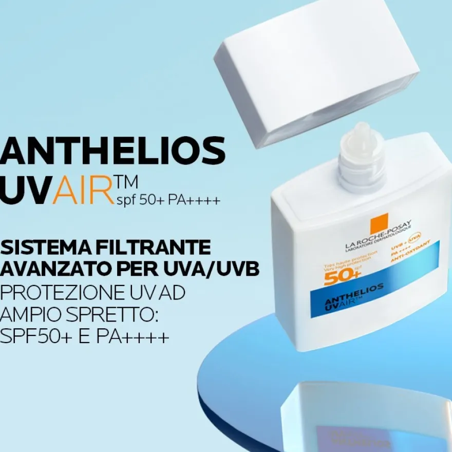 La Roche-posay Anthelios solare fluido Leggero Uvair SPF50+ 2x40ml