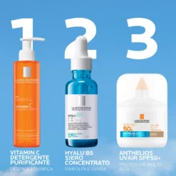 La Roche-posay Anthelios Uvair Spf50+ Serum Sunscreen Medium Natural Protezione Solare Viso 50ml