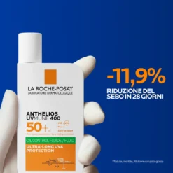 La Roche-posay Anthelios Uvmune Fluido Oil Control Spf50+ Solare Viso 50ml