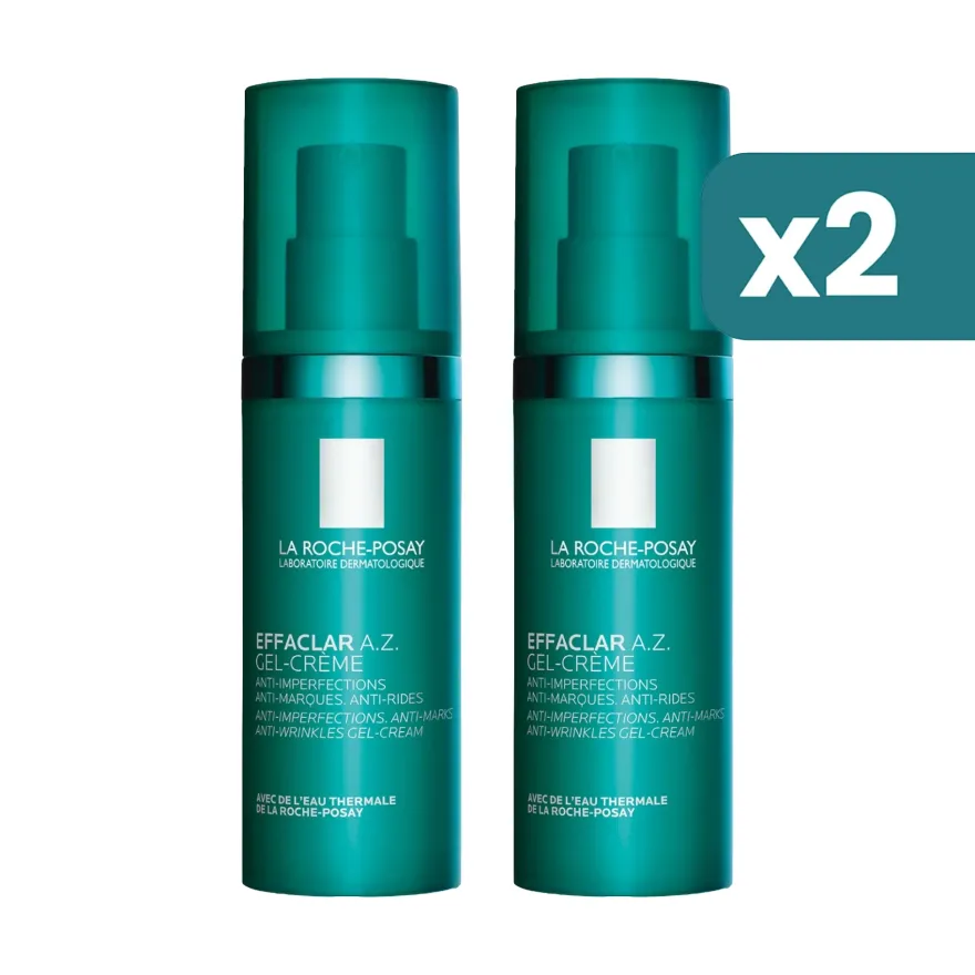 La Roche Posay Effaclar Az trattamento imperfezioni viso 2x40ml
