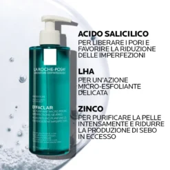 La Roche-posay Effaclar Gel Purificante Micro-peeling Per Pelle Mista Grassa O A Tendenza Acneica 400ml
